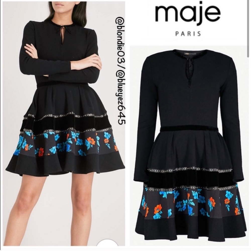 ISO IN SEARCH OF THIS MAJE DRESS in Sz 3 or Sz 40/42 or Sz L/XL
